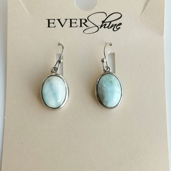 Nwt larimar earrings in Sterling Silver - Picture 4 of 6